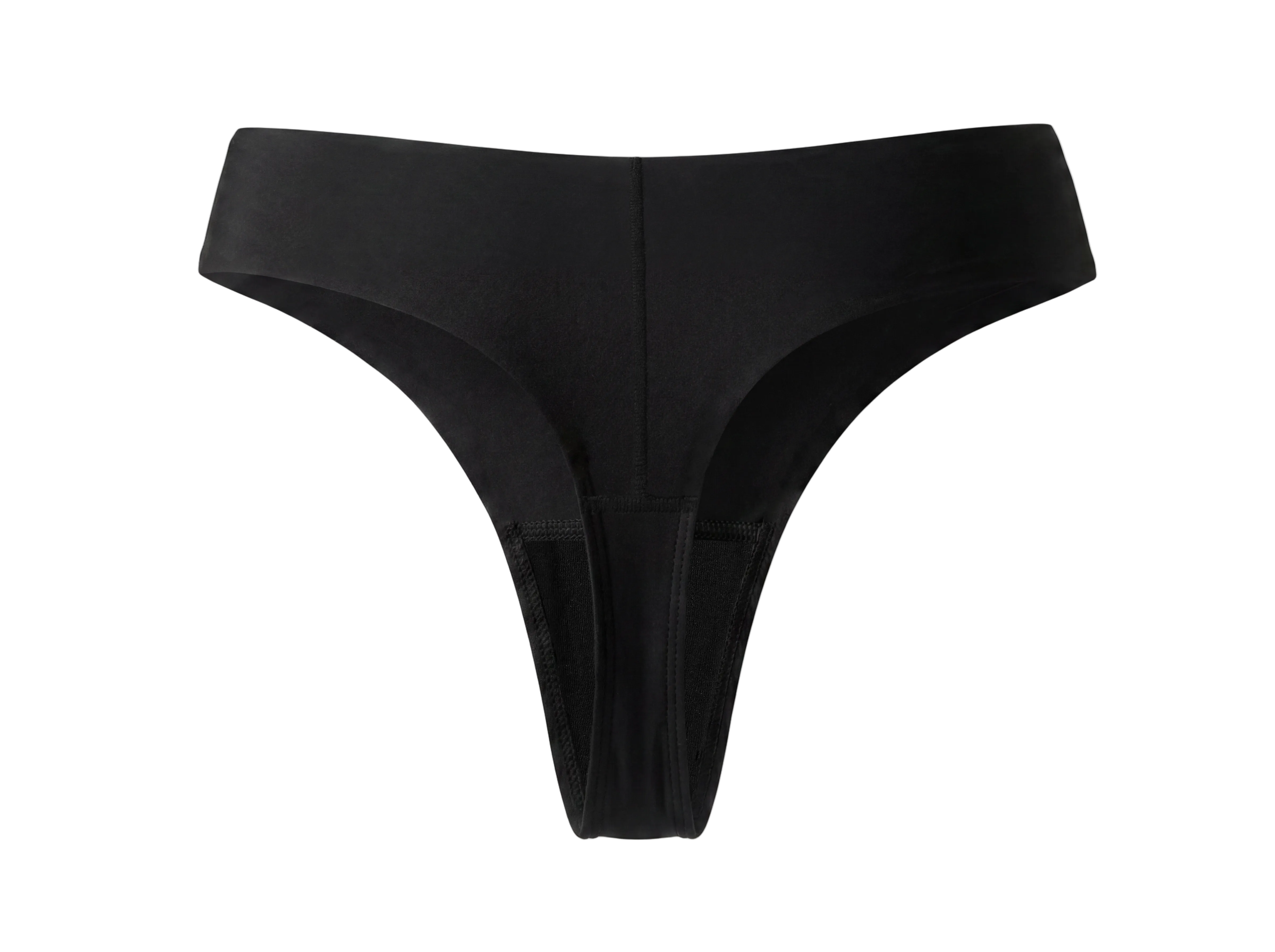 Jet Black - High Rise Thong