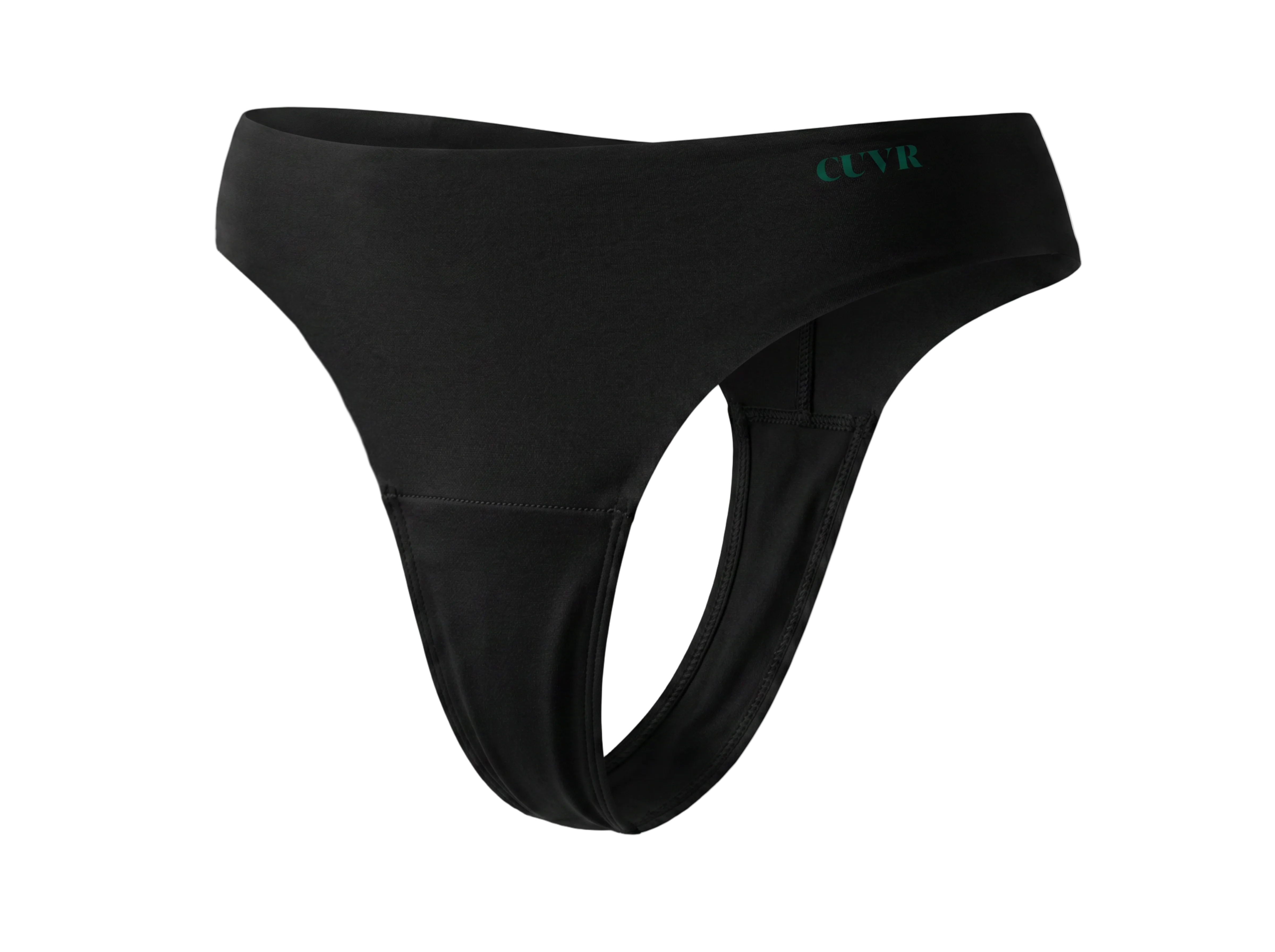 Jet Black - High Rise Thong