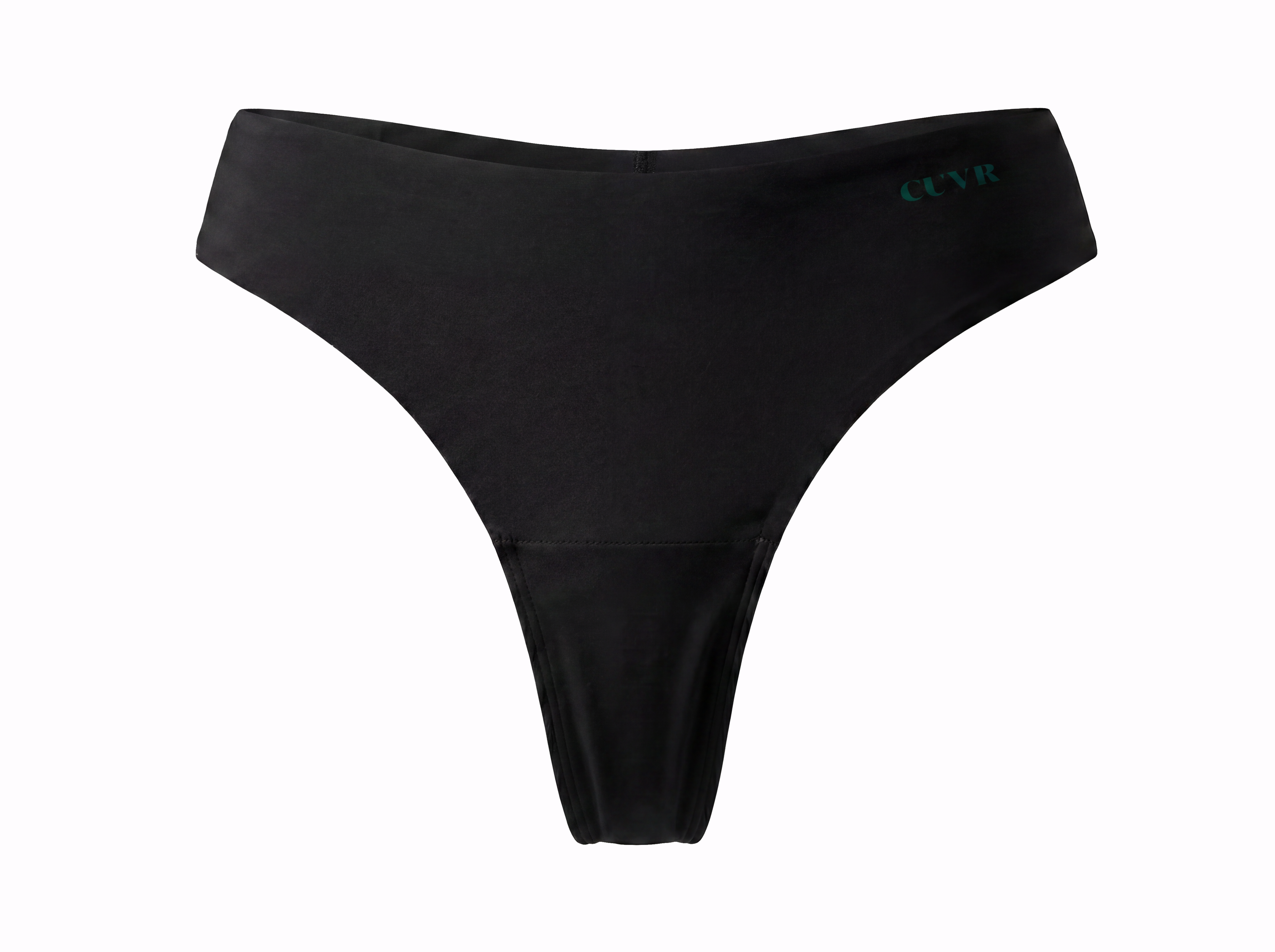 Jet Black - High Rise Thong